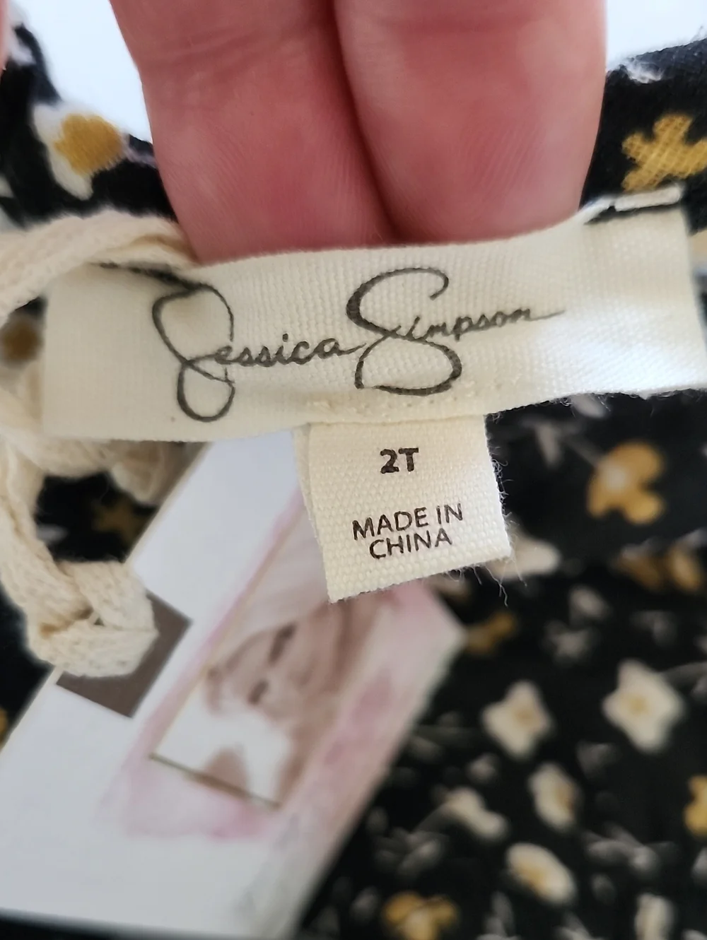 NWT Jessica Simpson Baby Girl Floral Top & Ribbed Pants Set 2T